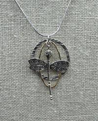 Dragonfly Pendant by Suzanne Woodworth