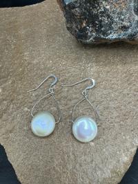 AAA White Pearl Earrings by Suzanne Woodworth