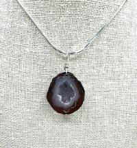 Geode Pendant by Suzanne Woodworth