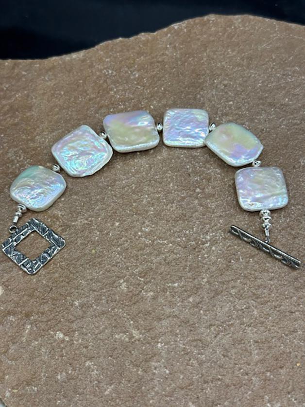 5162 Square Pearl Bracelet