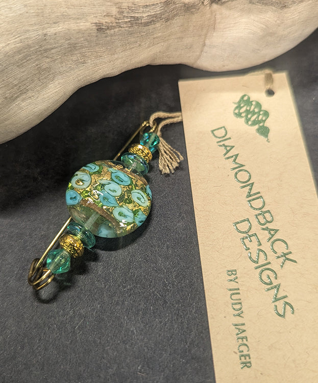 Venetian Glass Pin 10666