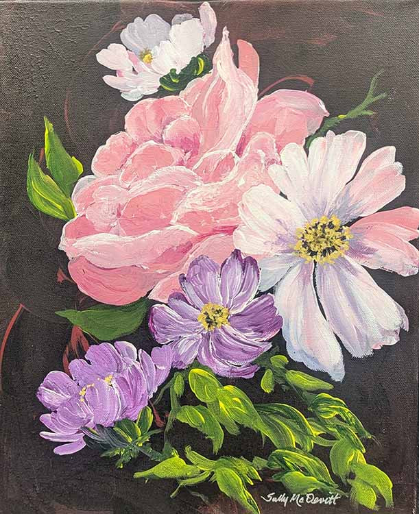 160sws More Ginger's Dahlias