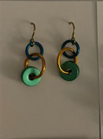 Anodized Aluminum Earrings Small 167