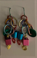 Anodized Aluminum Earrings Large 171
