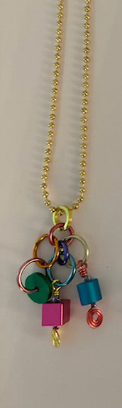 Anodized Aluminum Necklace 180