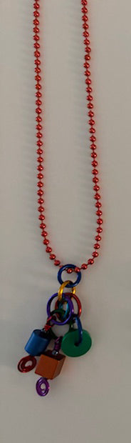 Anodized Aluminum Necklace 183