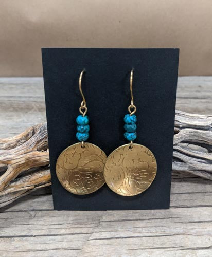 Red Brass Earrings 272 - 0 x 0 x 0