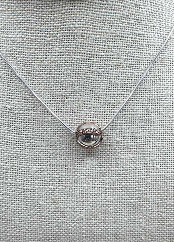 5157 Copper & Sterling Eunity Necklace