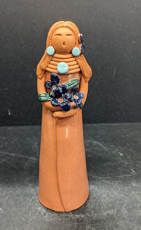 Figure with Flowers 25