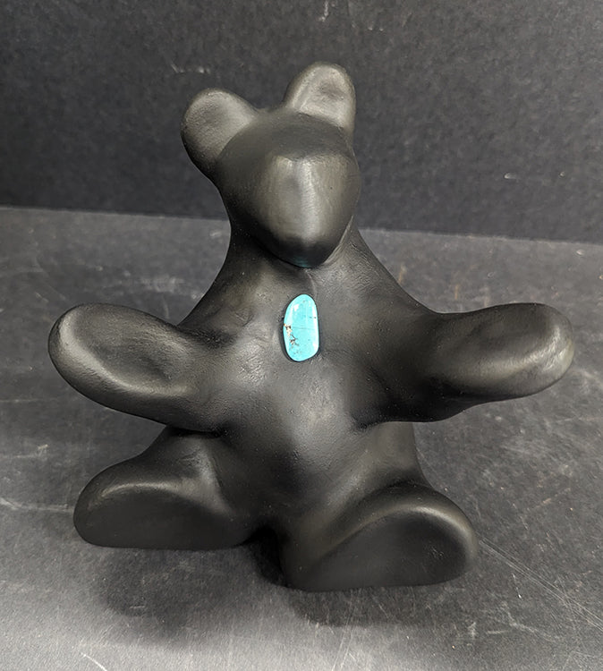 Seated Bear with Turquoise 261