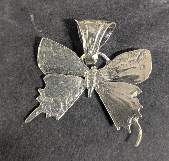 396 Sterling Butterfly Pendant