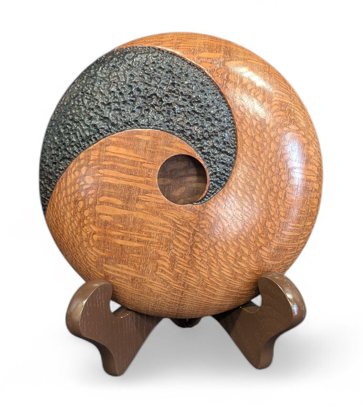 159 Leopard Swirl w/Stand