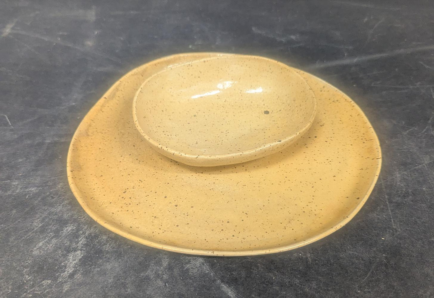 140 Chip Plate & Bowl