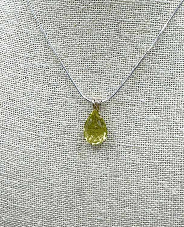 5004 Lemon Quartz Pendant