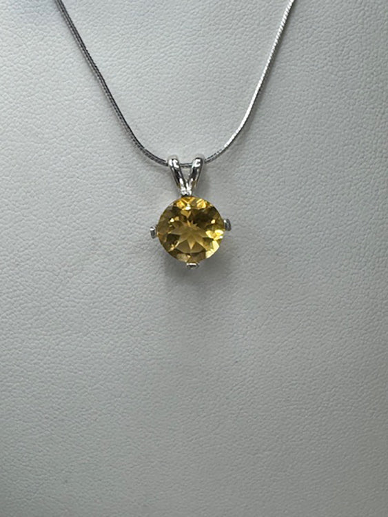 5027 10mm Citrine Pendant
