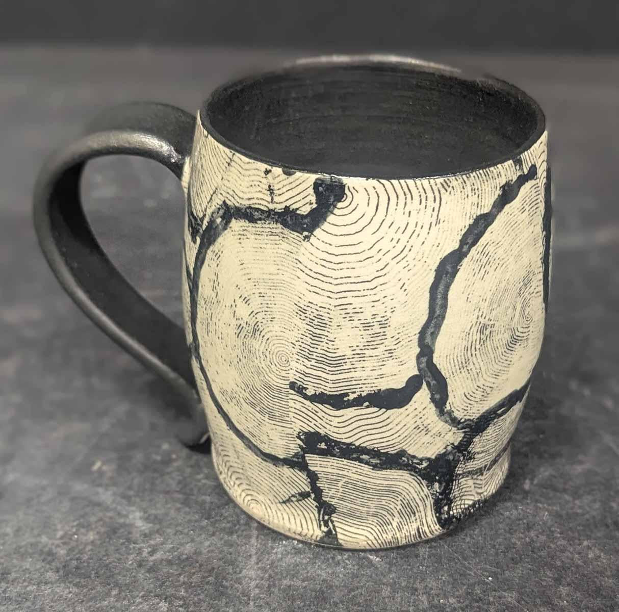 150 Wood Growning Rings Mug