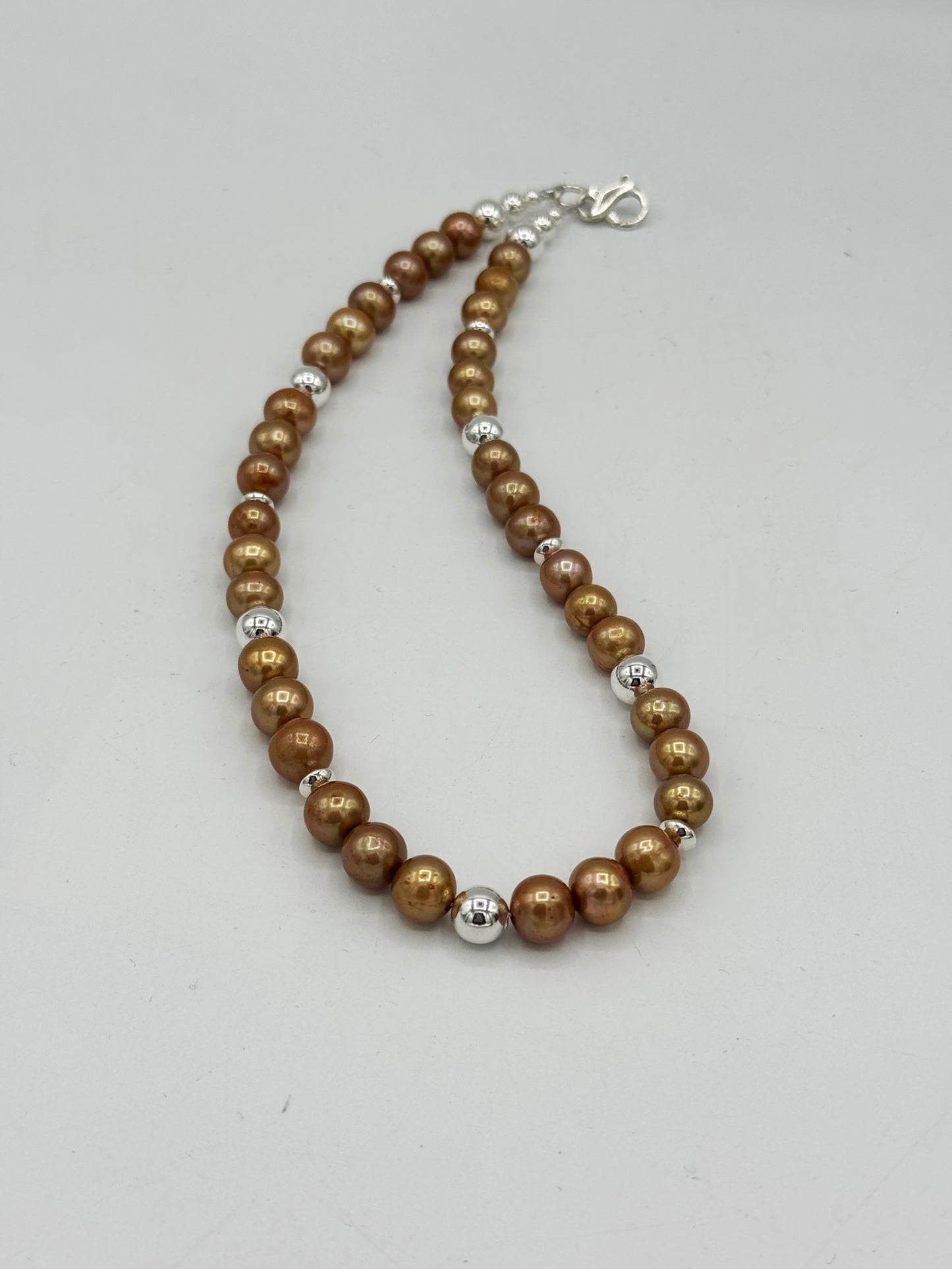 Champagne Pearl Necklace