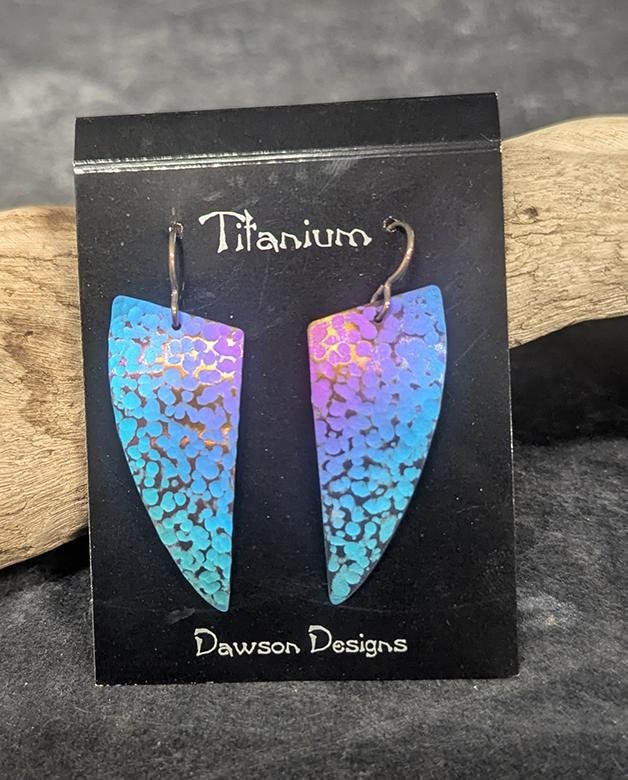 847 Hammered Wings Earrings