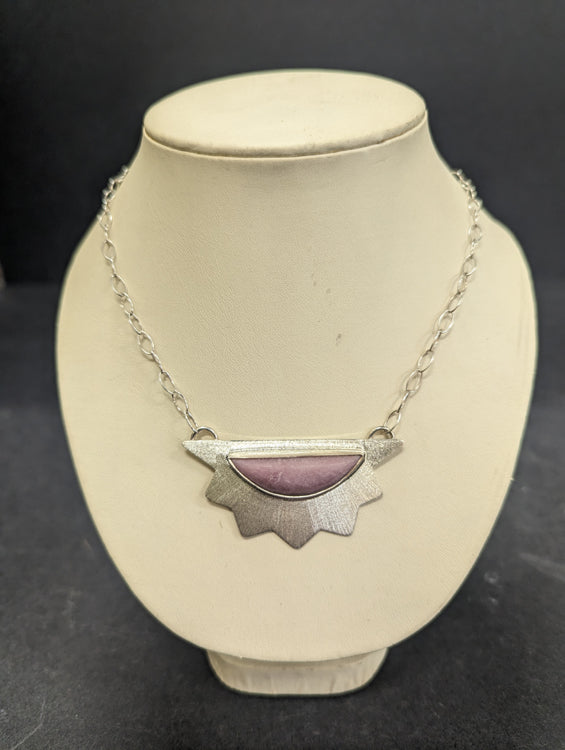 Lepidolite Sun Necklace