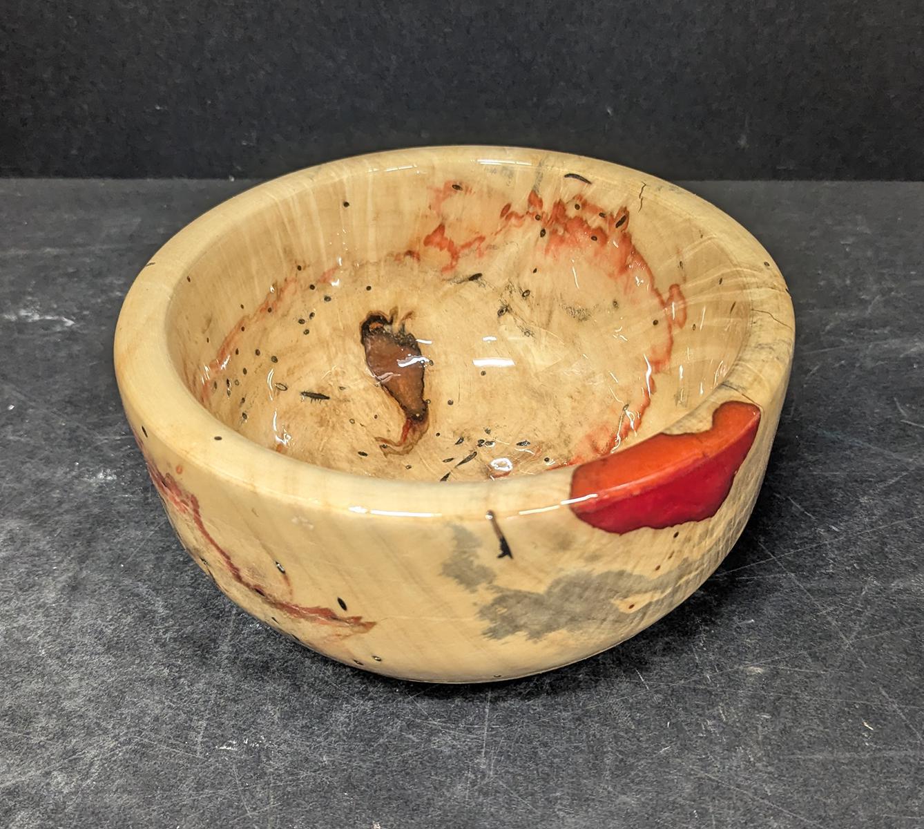 79 Flaming Box Elder Bowl