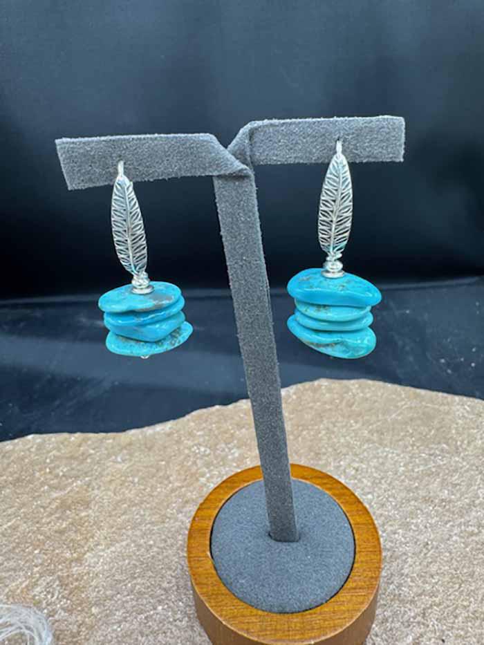 5154 Sleeping Beauty Turquoise Earrings