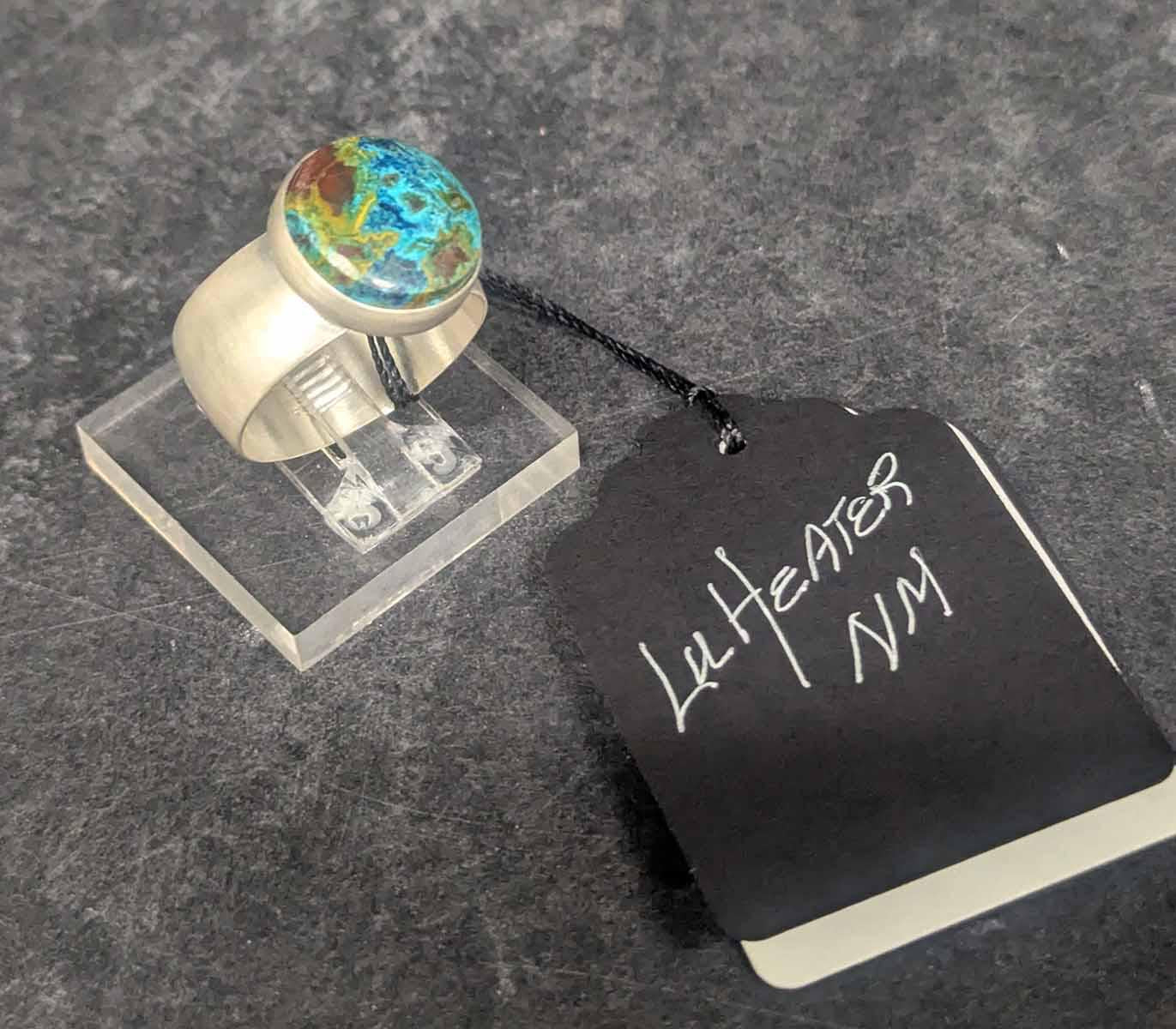 399 Chrysocolla Men's Ring