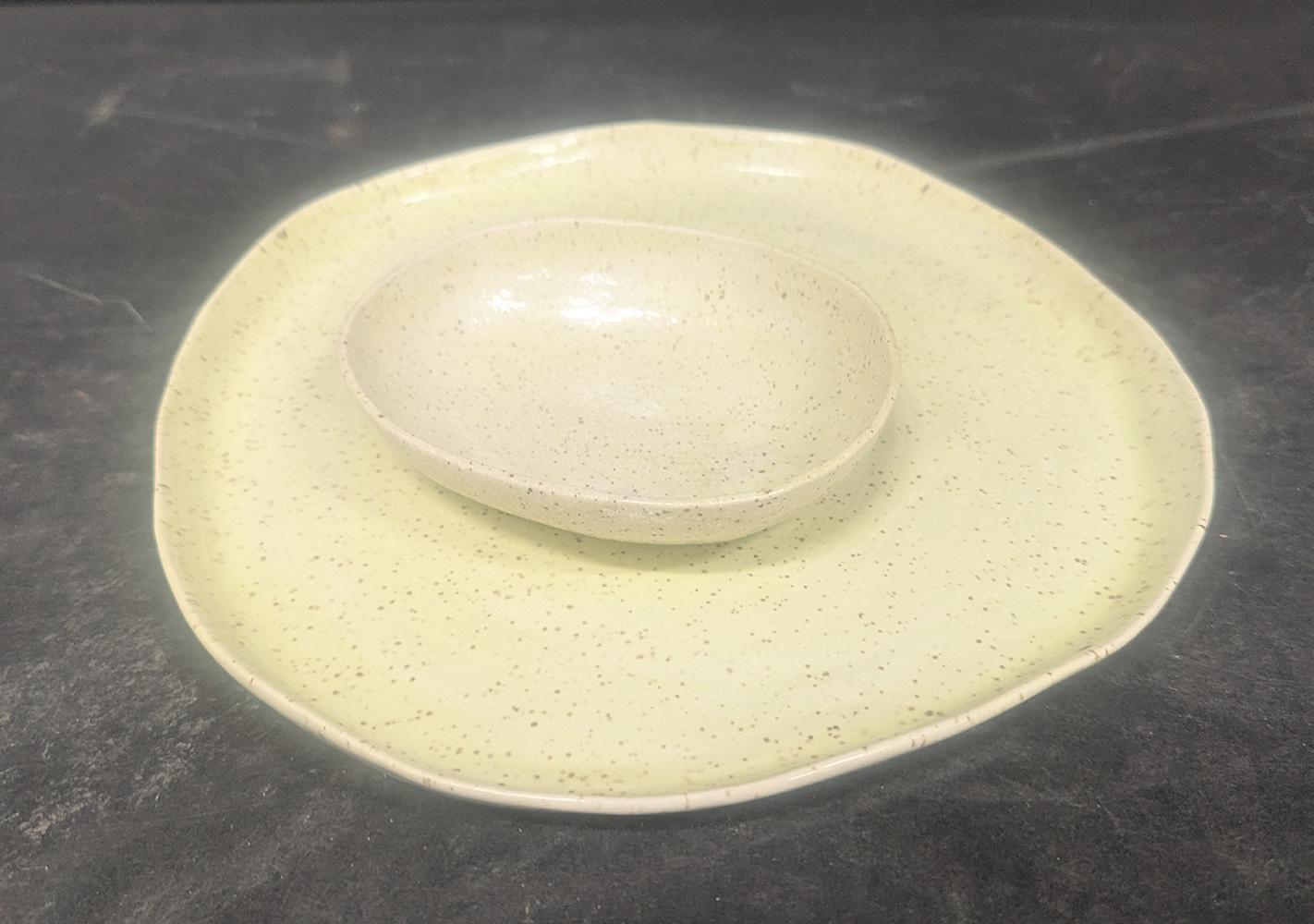 141 Chip Plate & Bowl