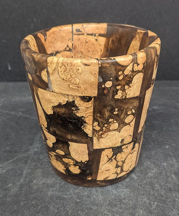 56 Buckeye Burl Vase