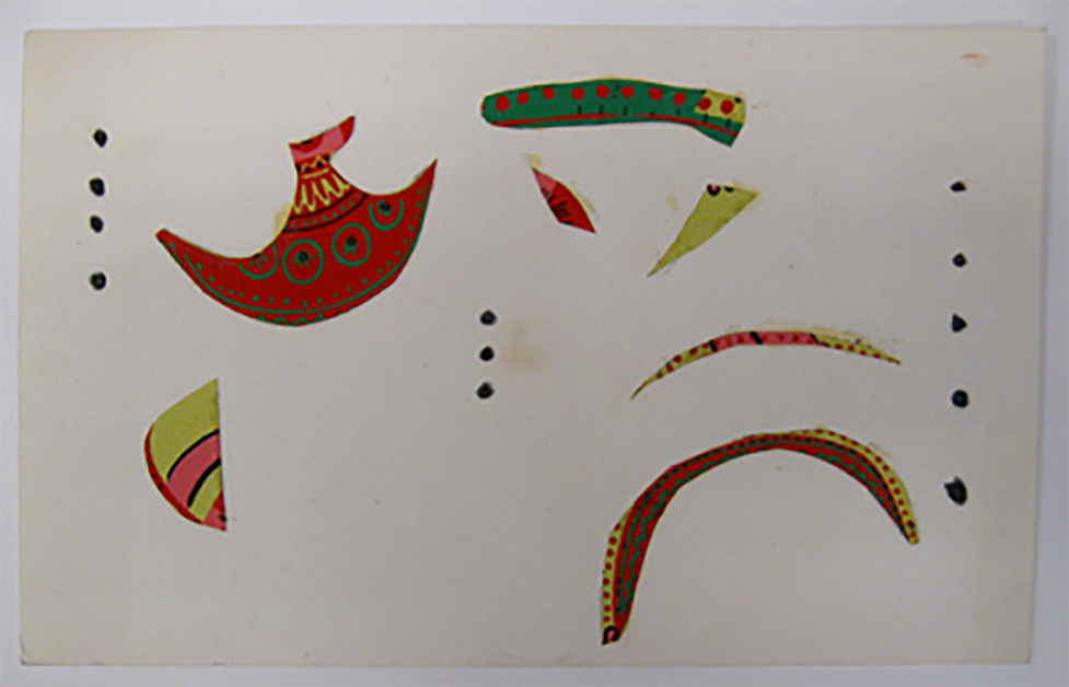 Untitled Abstract Collage #60-COL 6-09