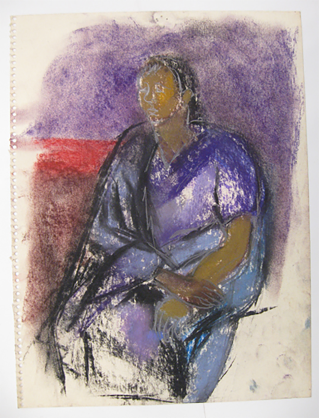 Untitled (Woman with Purple Top)