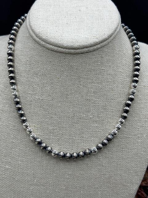 5138 SS Oxidized Necklace
