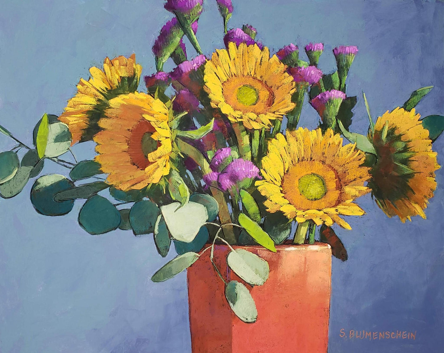 Sunshine in the Orange Vase