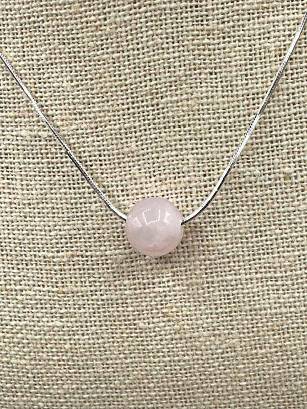 5082 Rose Quartz Bead Pandant