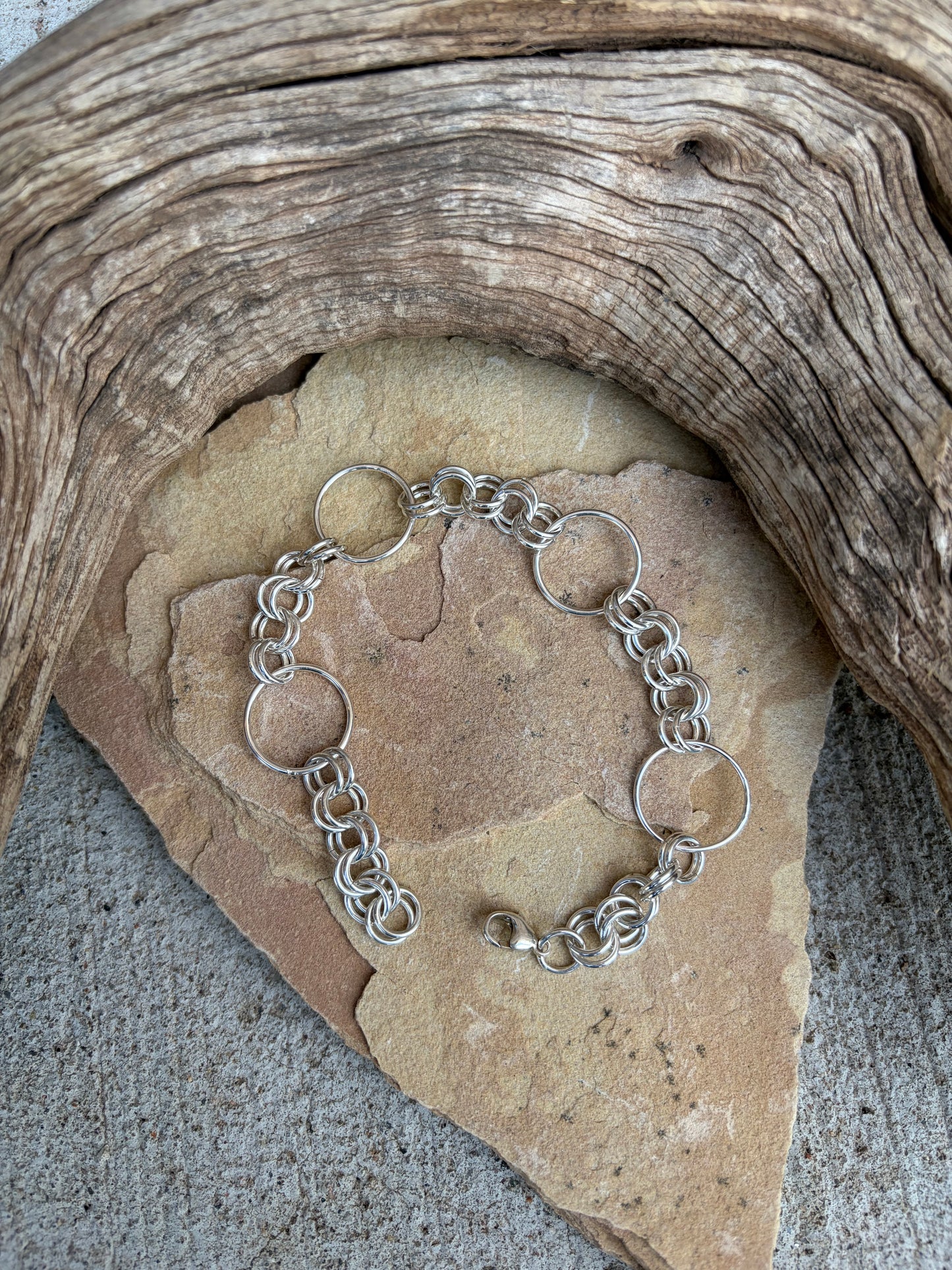 Sterling Silver Large Link Bracelet