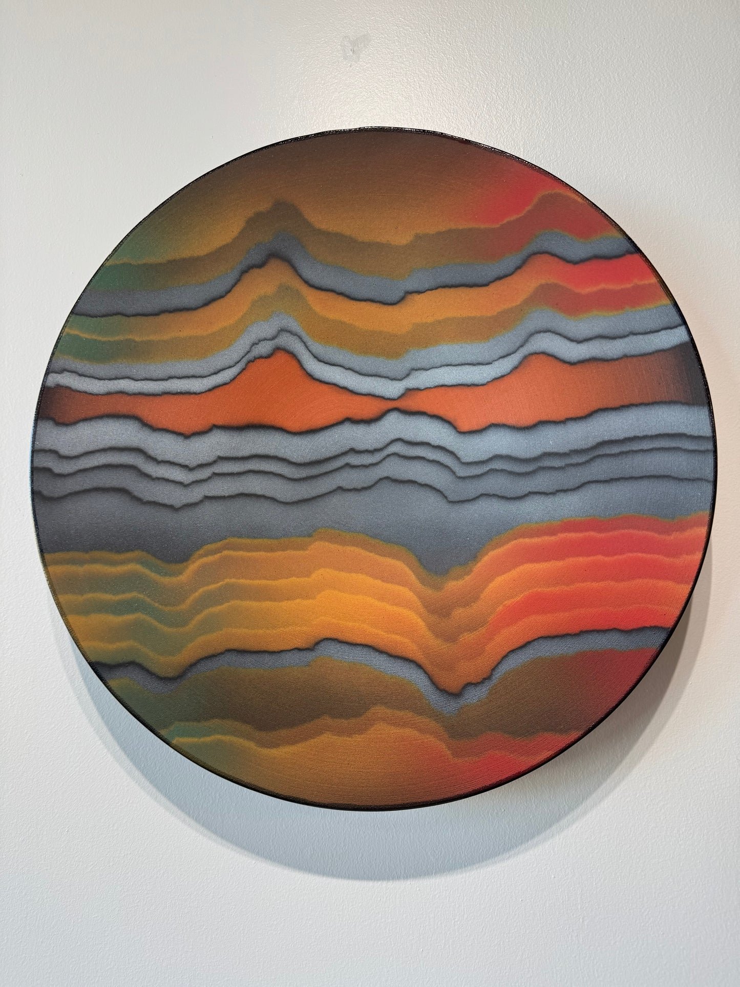 Southwest Abstract Platter Terra Cotta