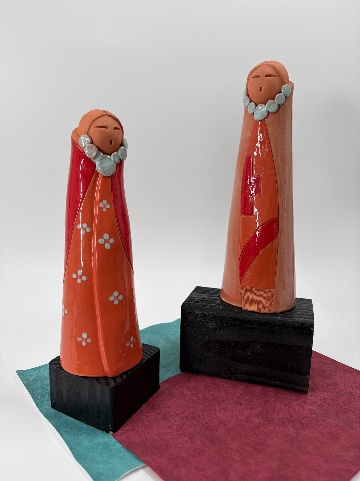 Standing Figure in Orange