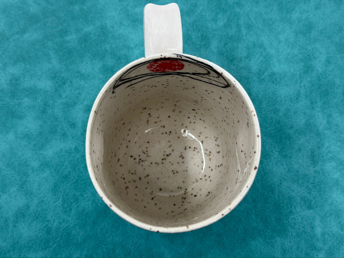 Mountain with Red Moon Mug