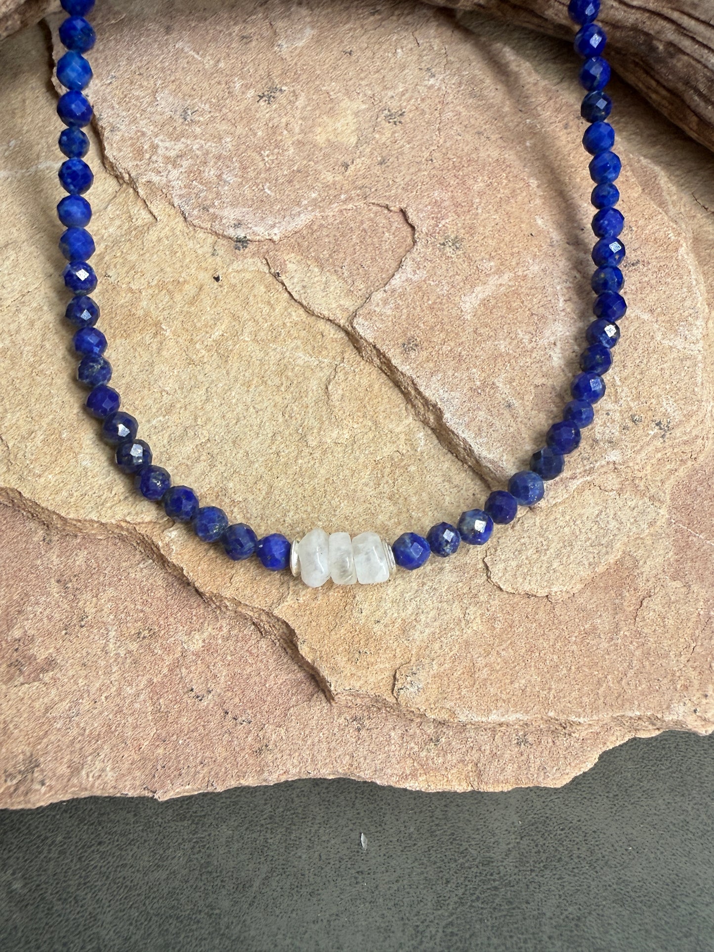 Lapis and Moonstone Necklace