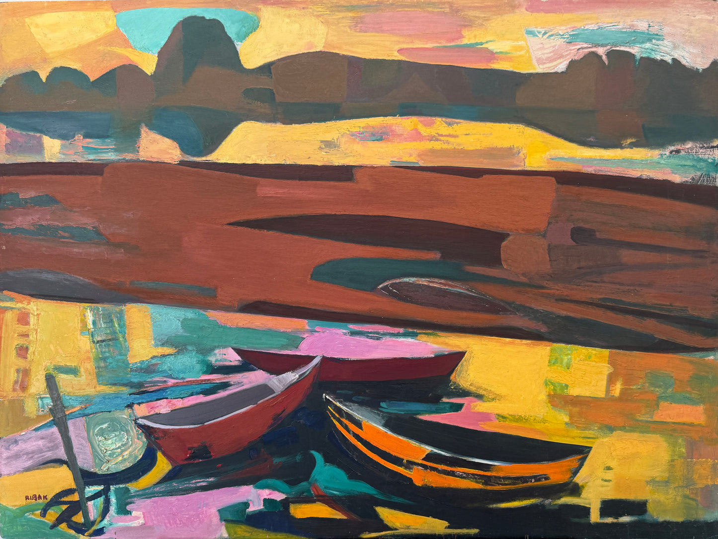 Untitled (Boat Scene)