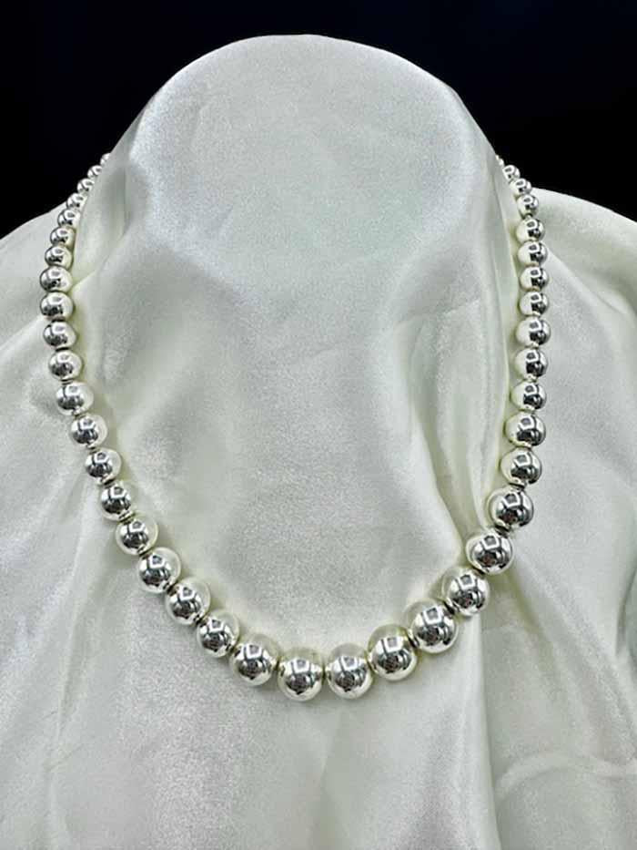 5147 Graduated Sterling Silver Necklace