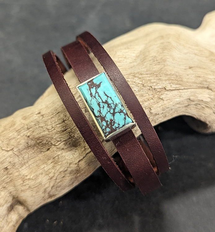 Redweb Turquoise Cuff 383