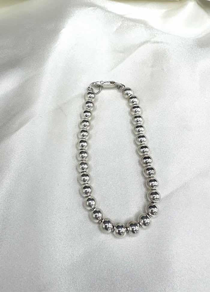 5149 Sterling Silver Beaded Bracelet