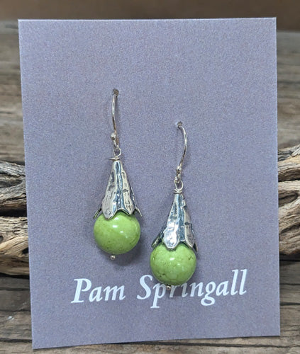 Dyed Magnacite Snowdrops Earrings 321
