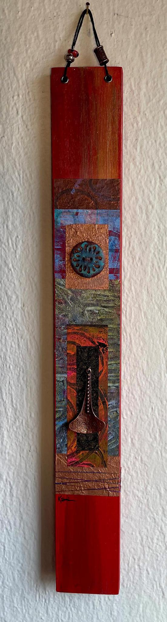 111 Red/Copper Panel - med skinny