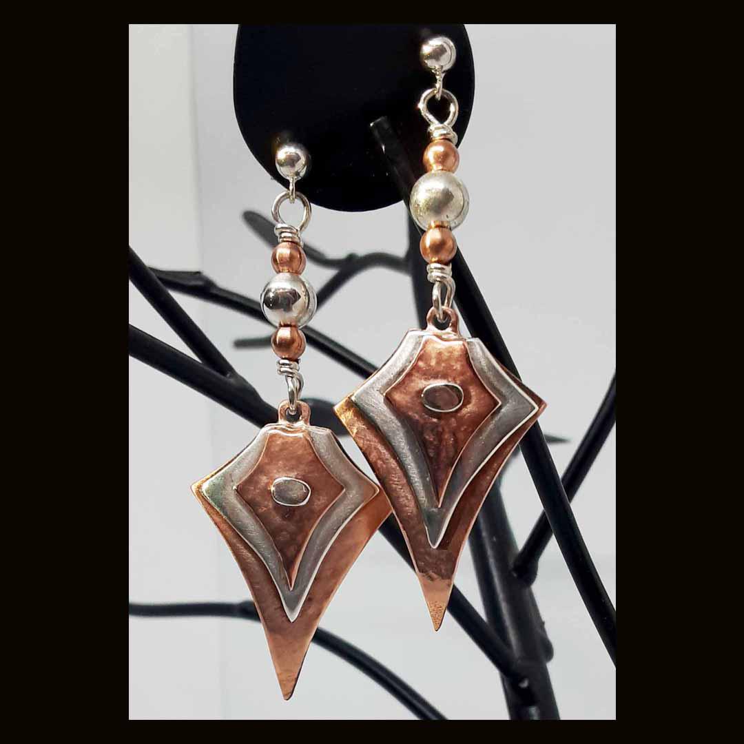 202 Geometric Overlay Earrings
