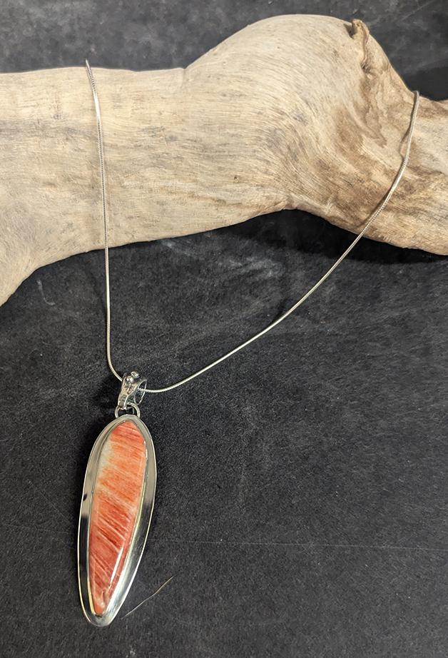 391 Sterling & Spiney Oyster Pendant