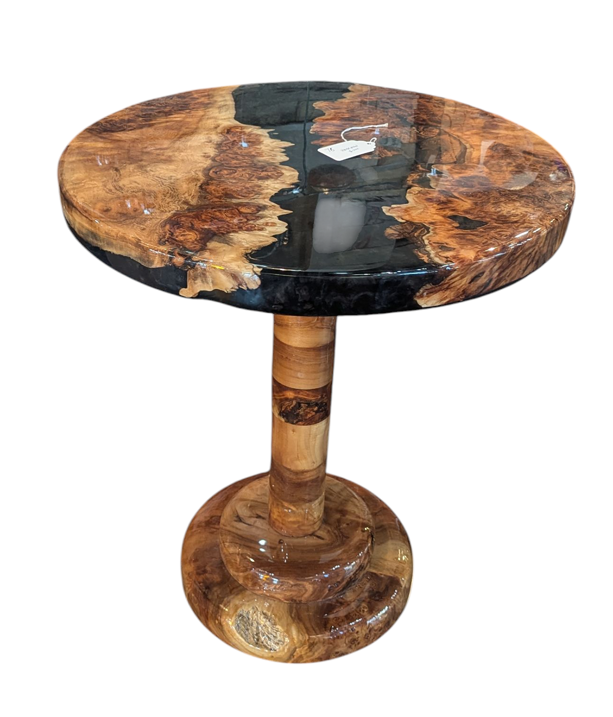 76 Mappa Burl Side Table