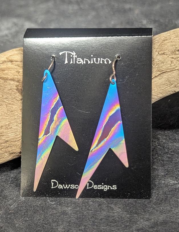 853 Ti Lighting Earrings