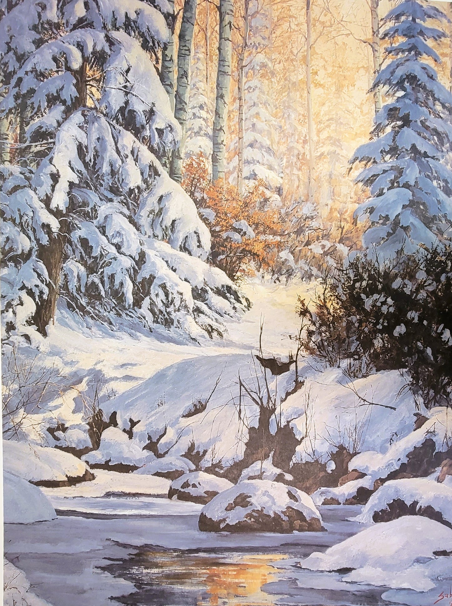 Winter in NM (Untitled L13 - 28 x 21 x 0