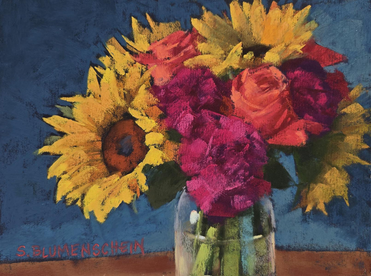 617 Sunflower, Roses and Chrysanthemums